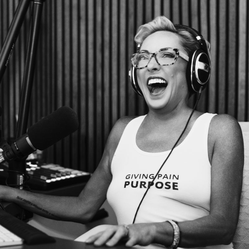 Lyndsay Soprano Host of Giving Pain Purpose.